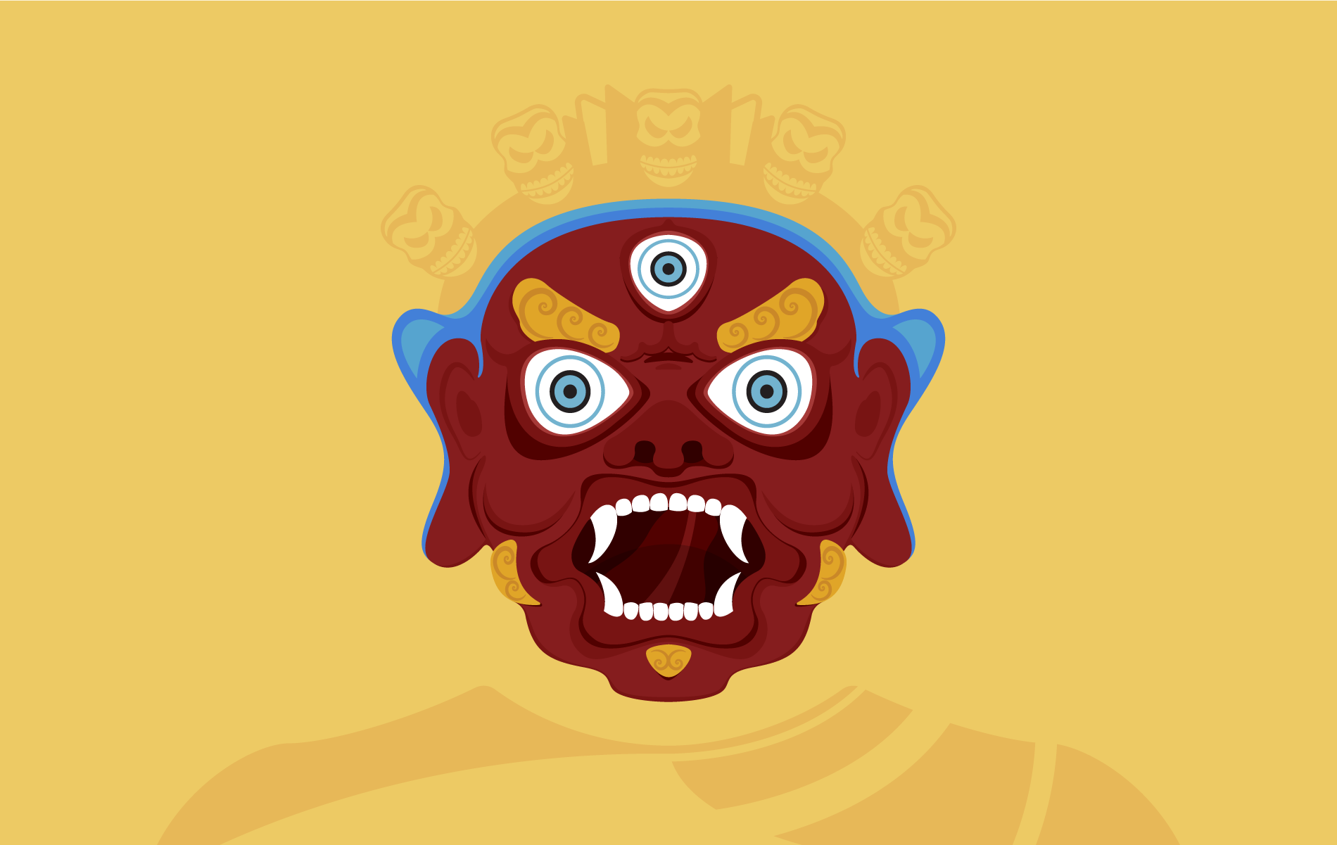 Maschere_CON_Deities3