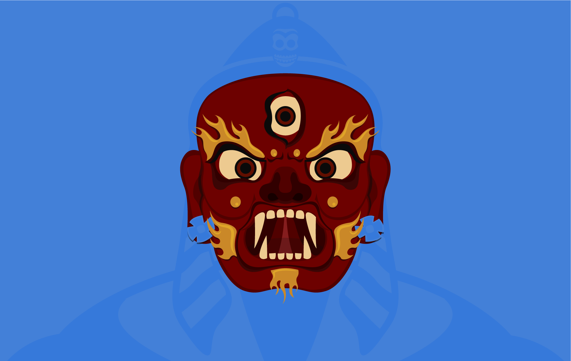 Begtse (Dharmapalas) illustration