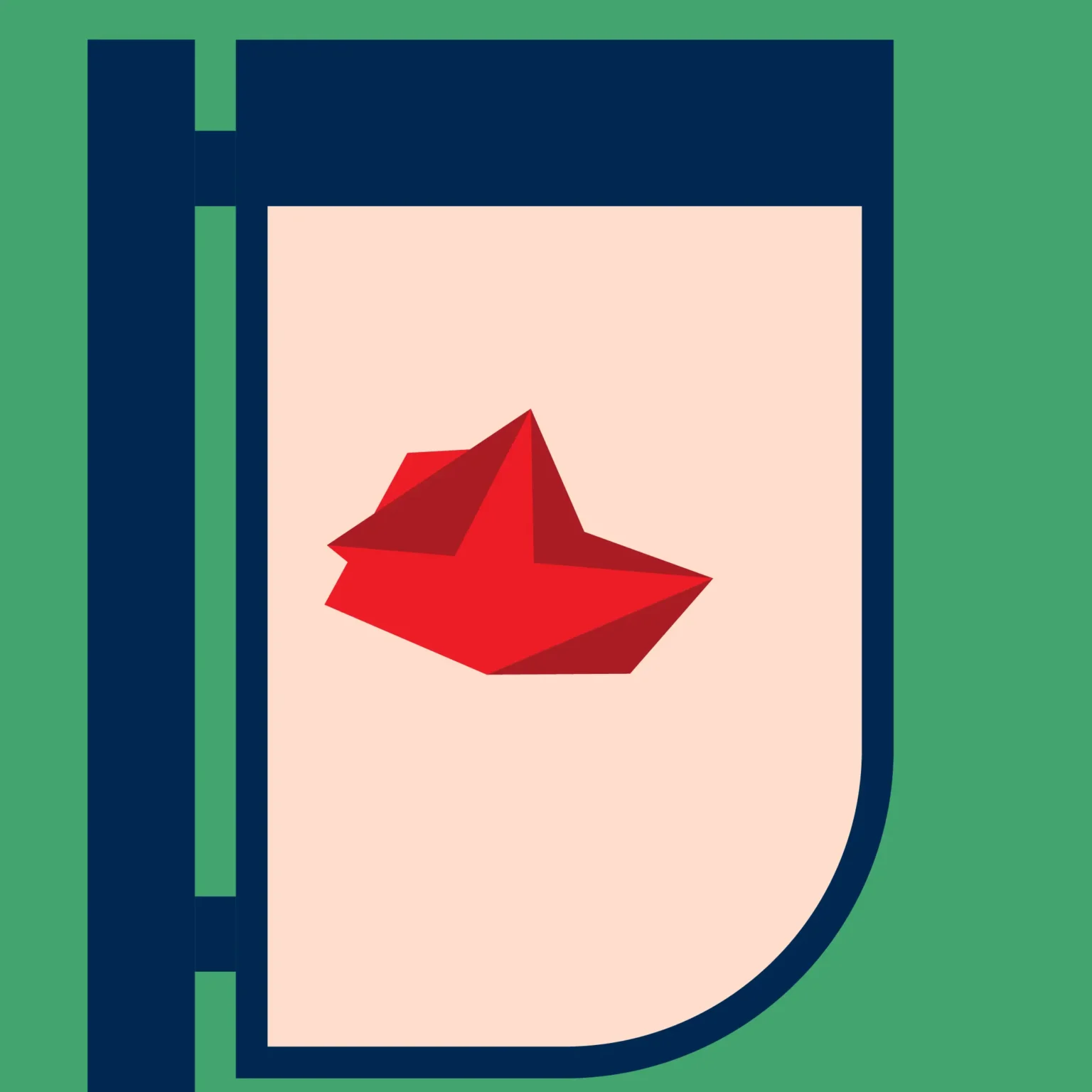 Frame 7: the scrap of paper lands in the bin