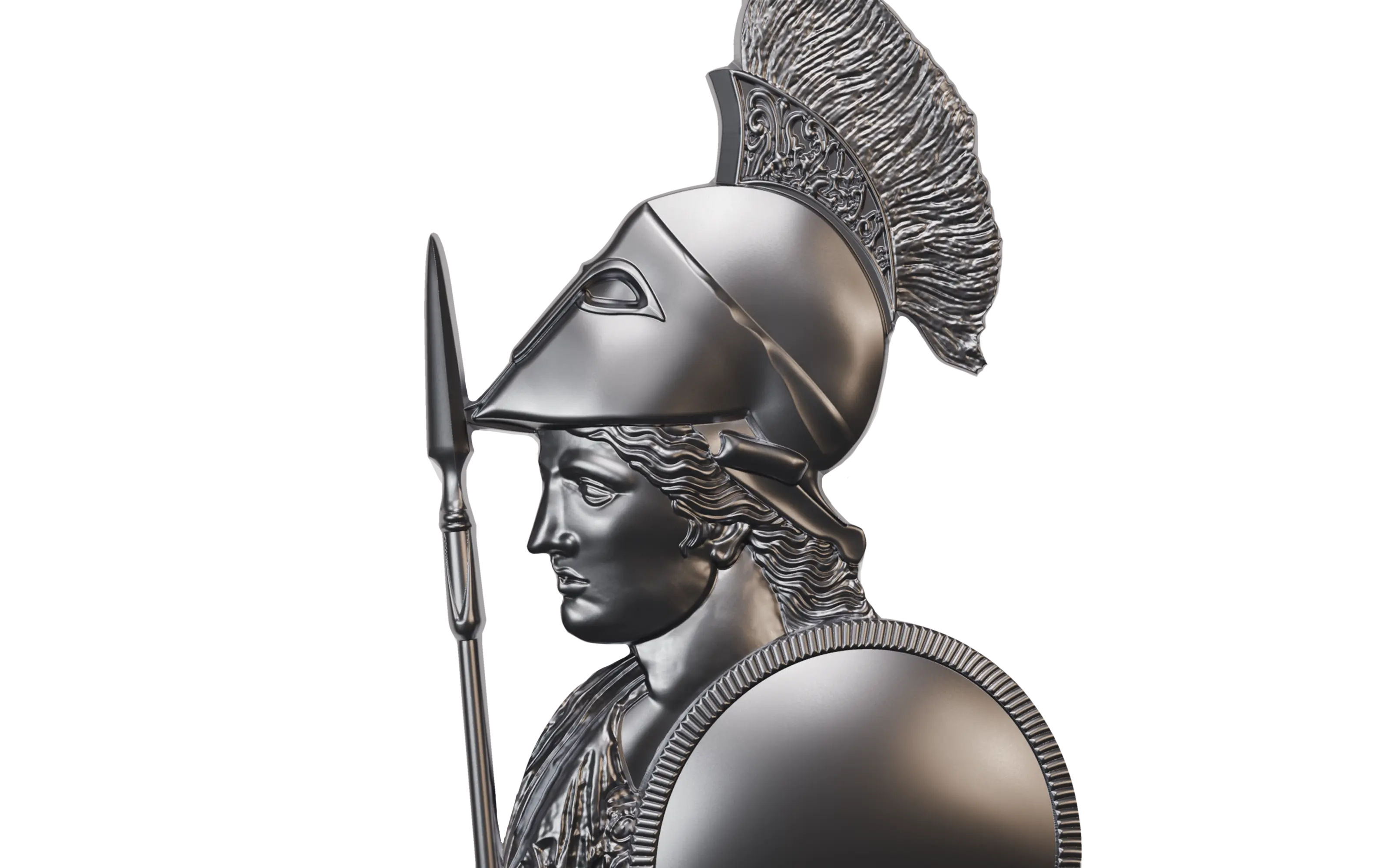 Esempio bassorilievo profilo Atena